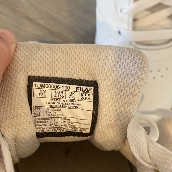 LADIES FILA WHITE RUNNERS - Picture 8 of 9